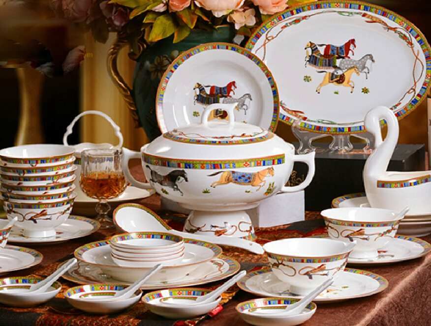 安全健康日用陶瓷餐具套裝產品圖片,安全健康日用陶瓷餐具套裝產品相冊 - 景德鎮陶瓷供應廠 - 九正